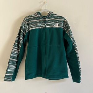 The North face fleece youth jacket- Christmas edition